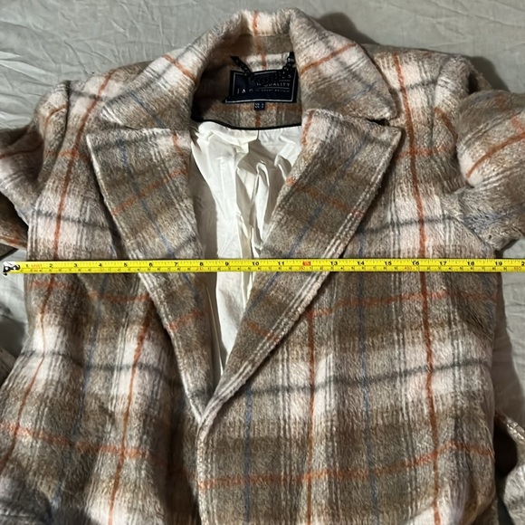 Jack Wills Blythe Long Checked Robe Coat - Picture 9 of 12